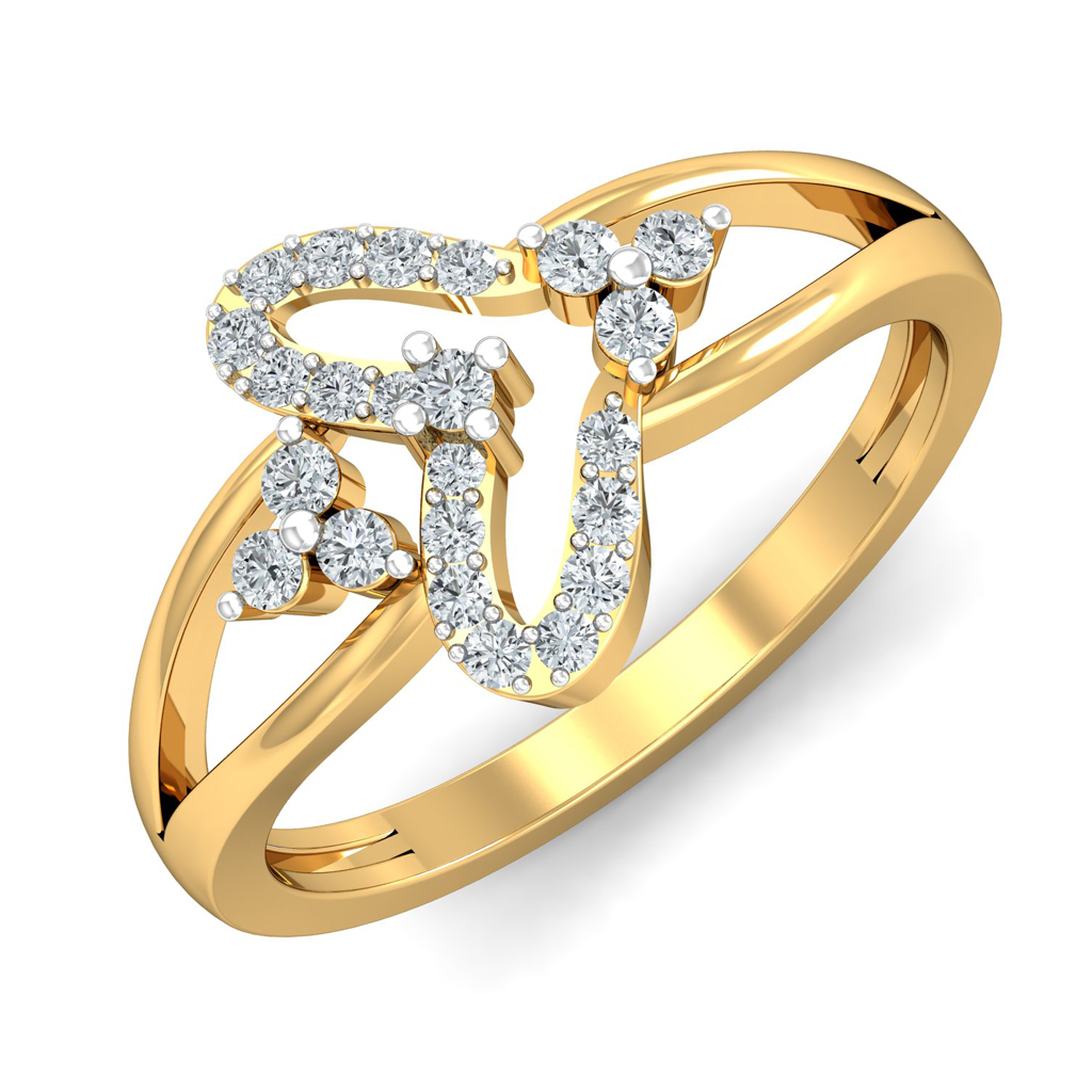 The Chelsy Heart Ring - Diamond Jewellery at Best Prices in India ...
