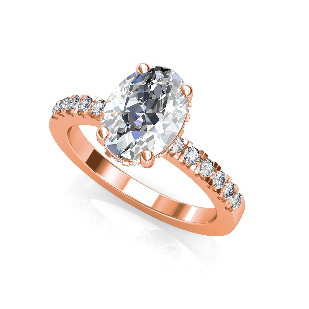 14K White Gold Diamond Semi-Mount Engagement Ring (Size 7) Made In India  rm2882e-025-waa - Walmart.com