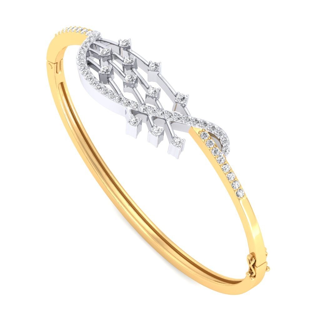 Diamond And Sapphire Bracelet | White Gold