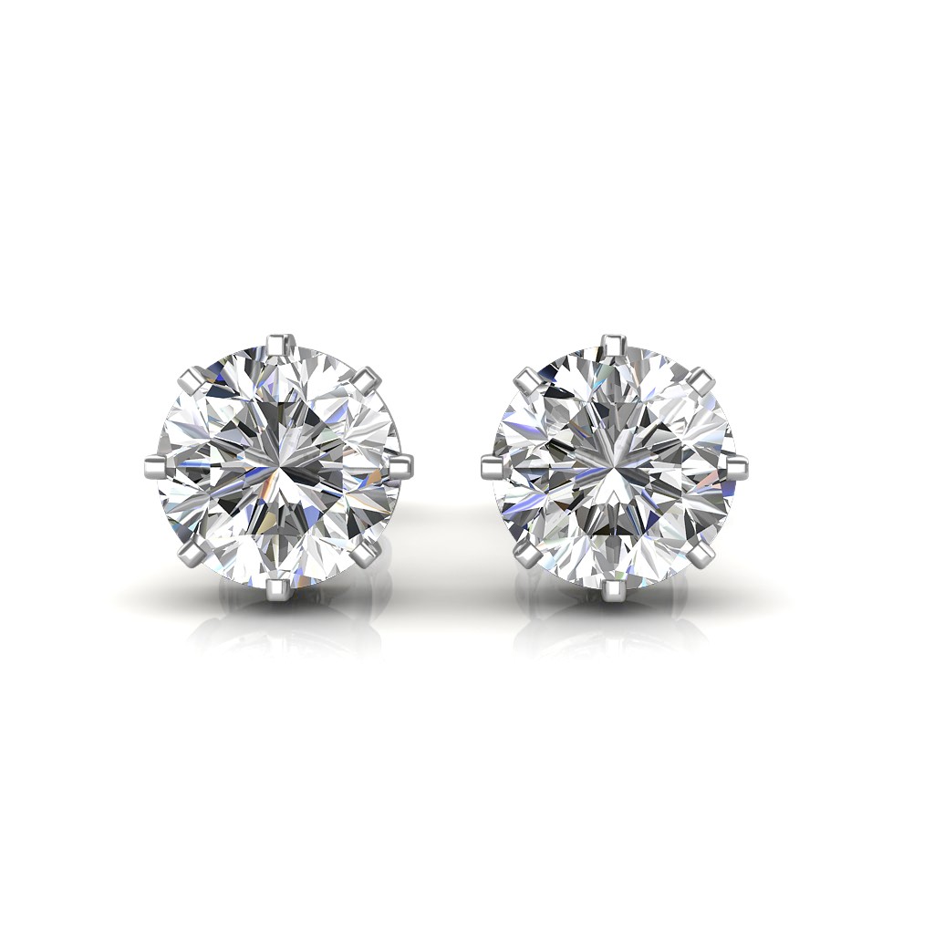 Solitaire clearance stone earrings