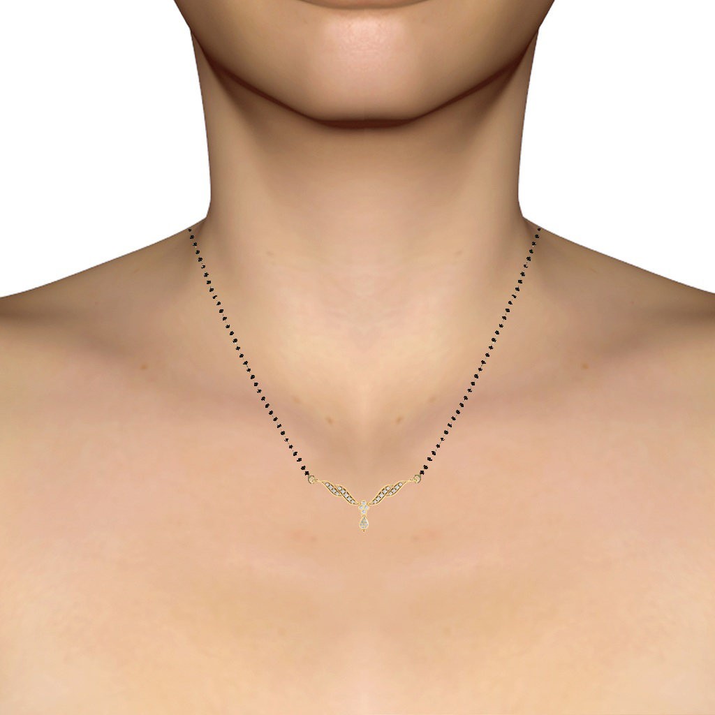 Tbz diamond mangalsutra clearance