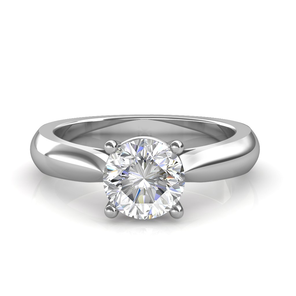 0.50 carat 18K Gold Classic Engagement Ring Engagement
