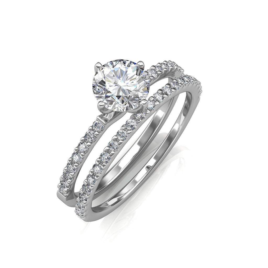Elegant solitaire clearance engagement rings