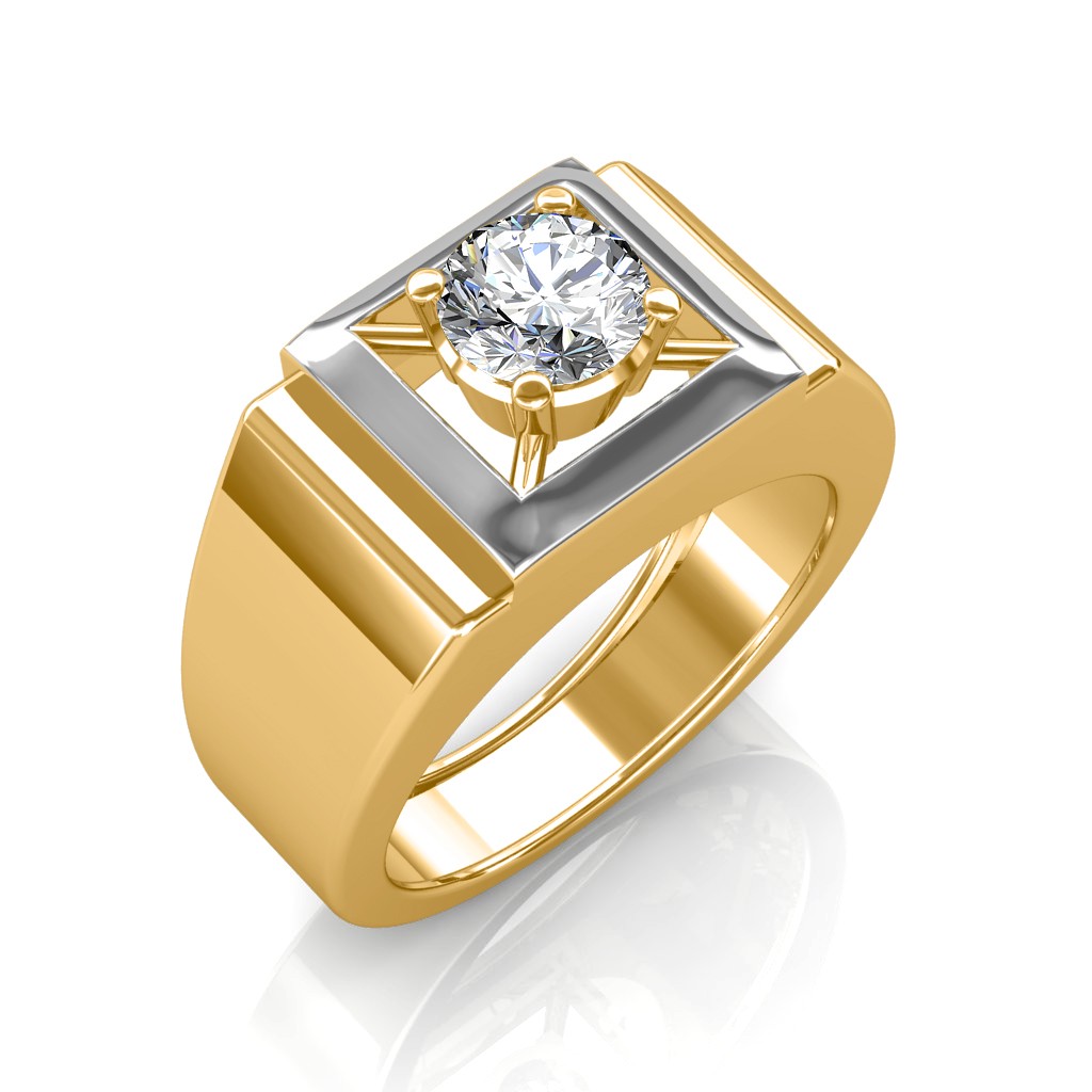 The Arthur Solitaire Ring For Him - Solitaire Diamond Rings at Best ...