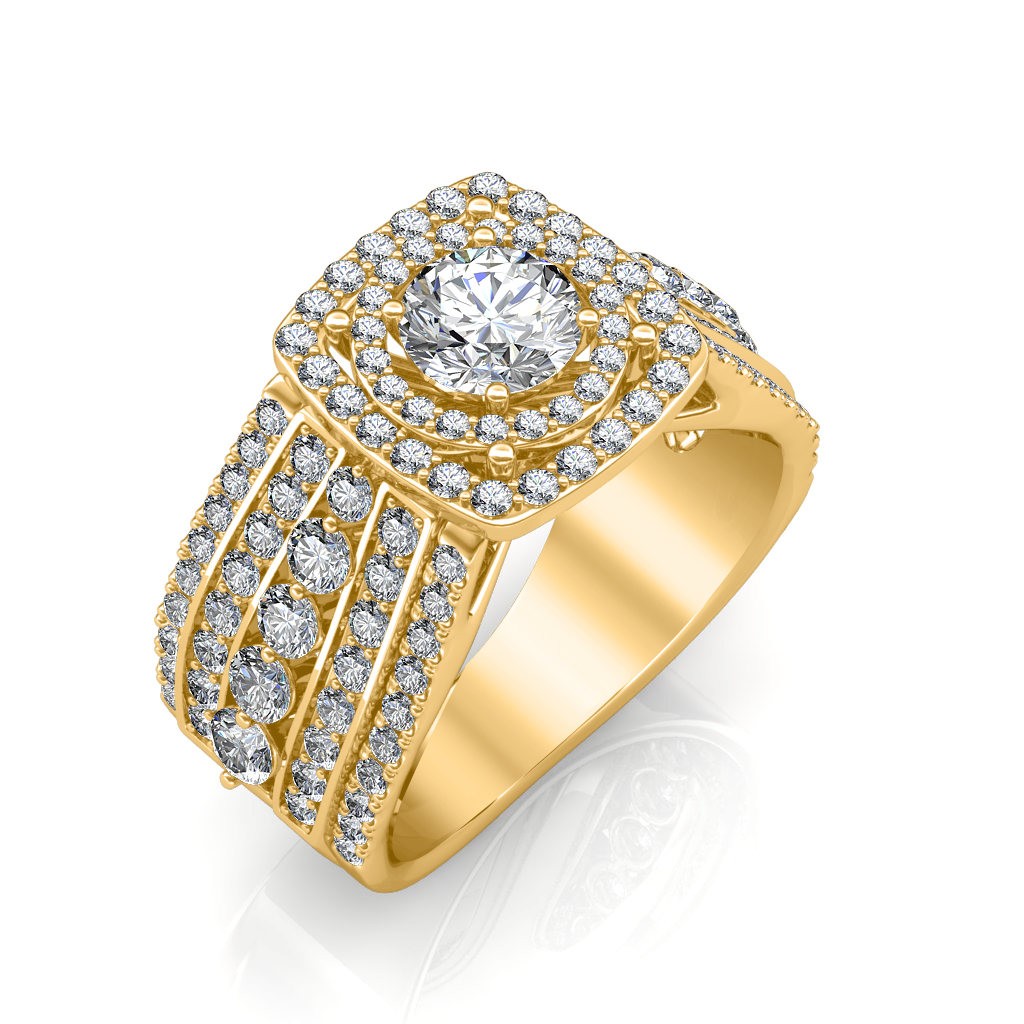 1.58 carat 18K Gold The Grand Antume Ring Engagement Rings at Best