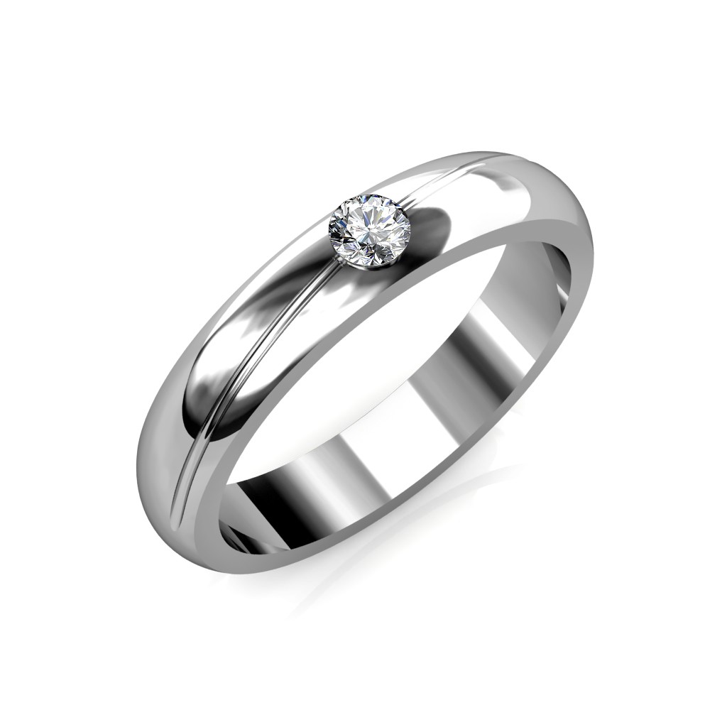 Tiny Round Diamond Ring – STONE AND STRAND