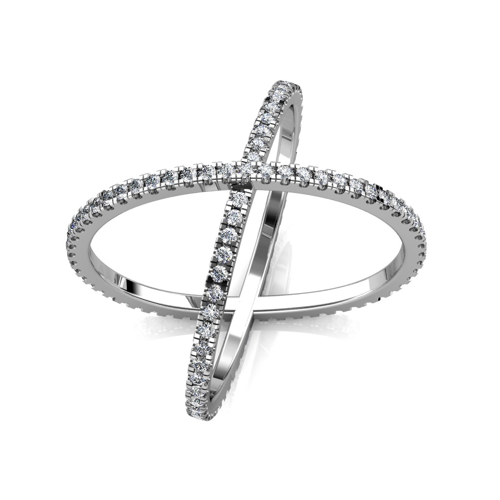 The Criss Cross Ring Jewellery at Best Prices in India SarvadaJewels