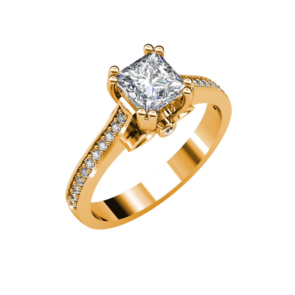 0.65 carat 18K Gold THE EMMA ENGAGEMENT RING