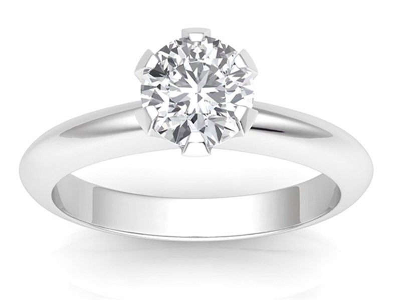 Enchanting 18K Diamond Ring DP-1691 DFR 1354 - Rupashree Jewellers (RB)