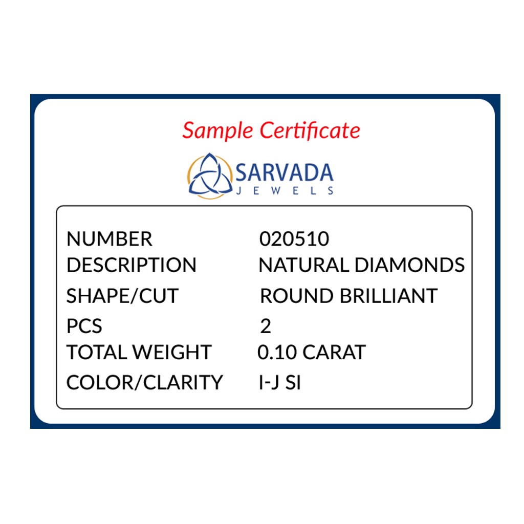 1 cent 0.01 carat I J SI 50 pcs best diamond prices in India SarvadaJewels