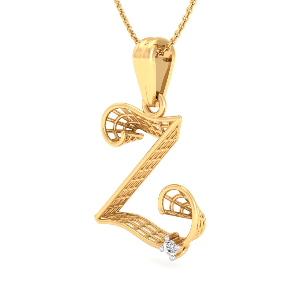 The 'Z' Alphabet Pendant 