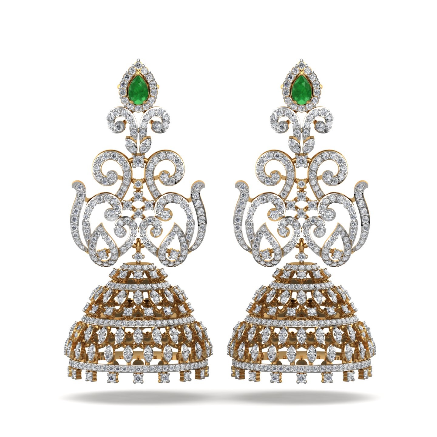 The Roksana Jhumka Earrings