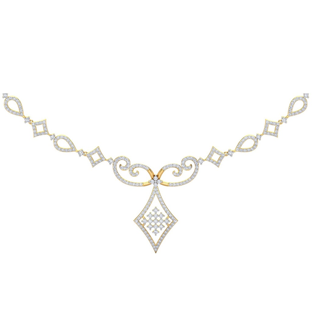 Solitaire necklace deals price