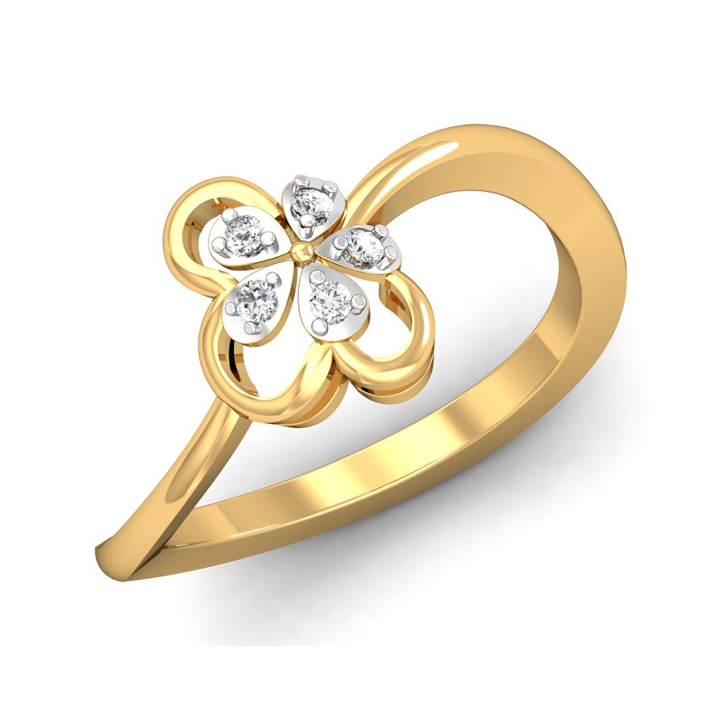 Clover discount leaf ring
