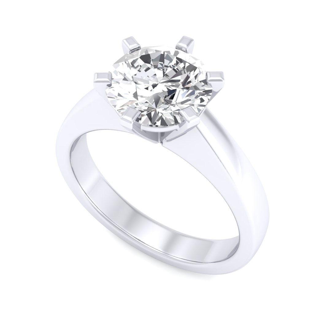 0.70 carat Platinum - Neo Six-Prong/Six-Claw Engagement Ring