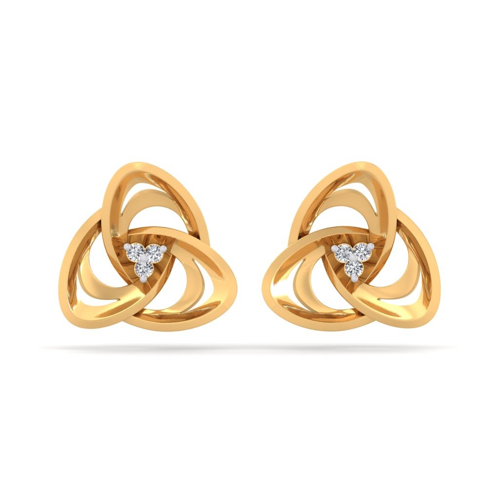 Infinity earrings gold store