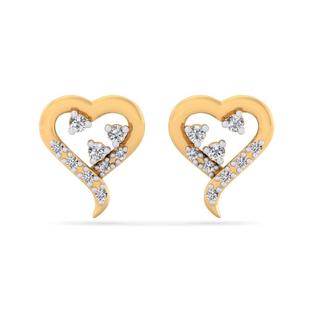 The Elisa Heart Earrings