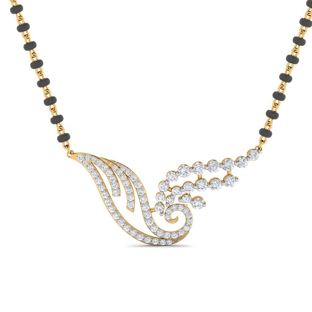 The Krisha Swirl Mangalsutra