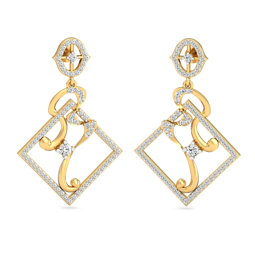 The Delna Square Earrings