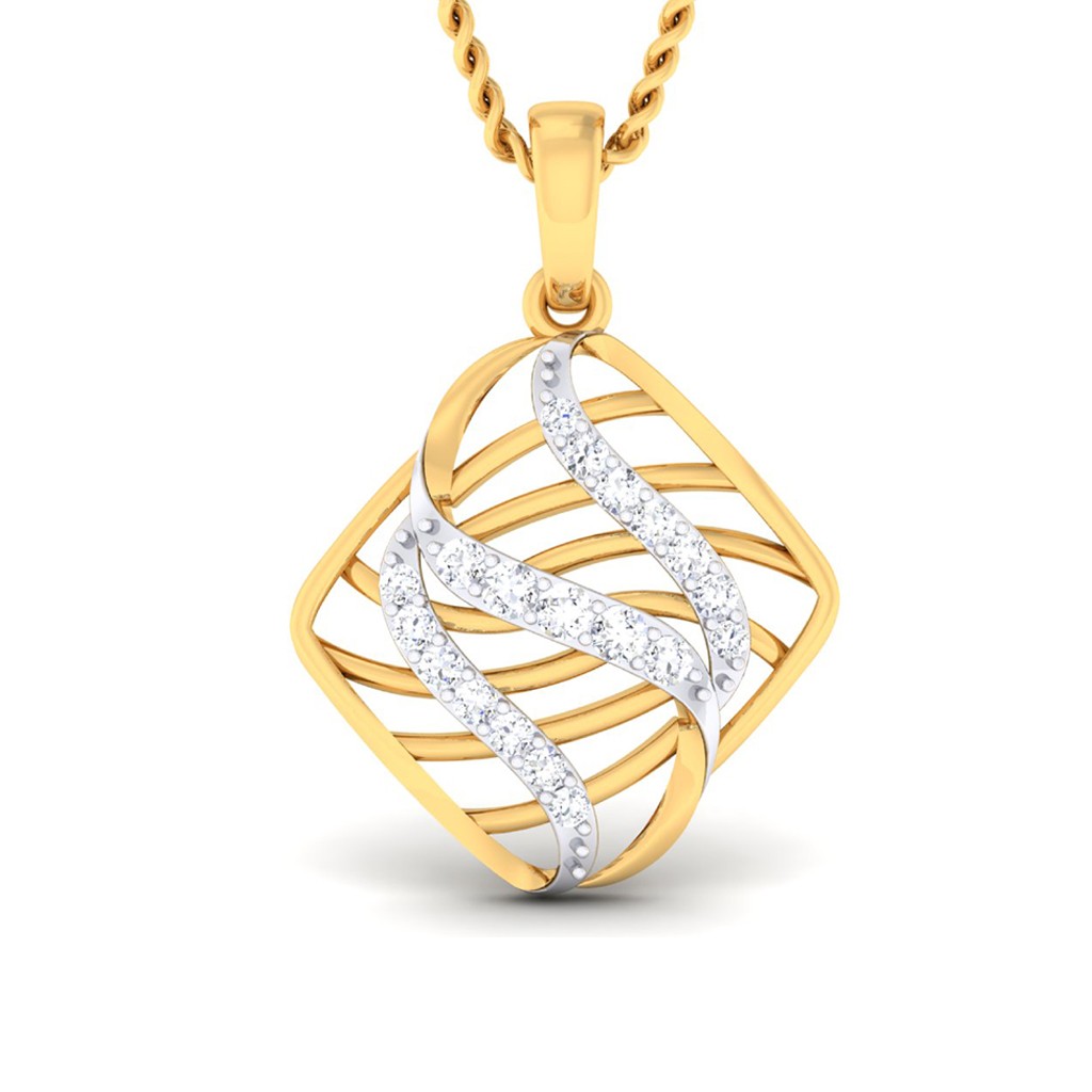 The Swirl Square Pendant