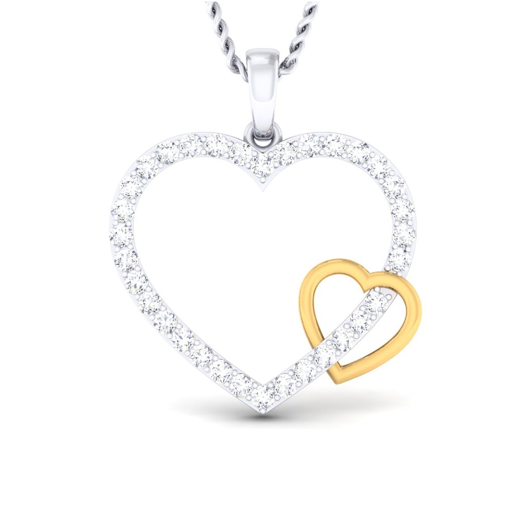 The Interlinked Heart Pendant