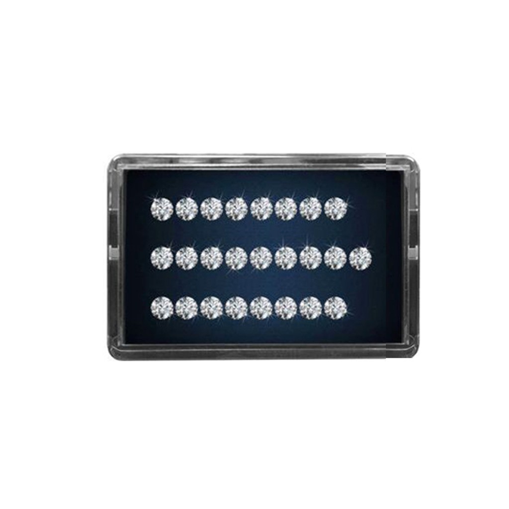 1 cent 0.01 carat E F VVS 25 pcs