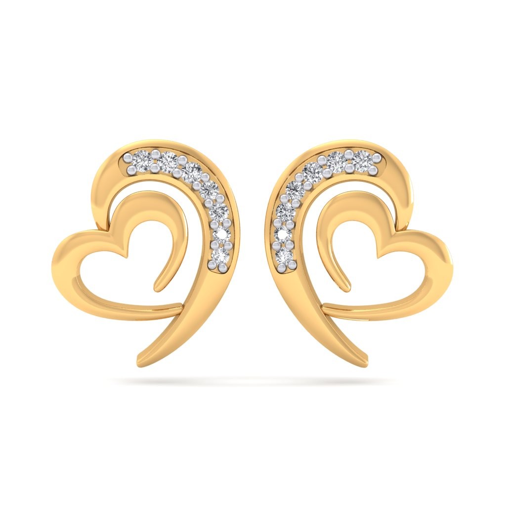 The Ria Heart Earrings