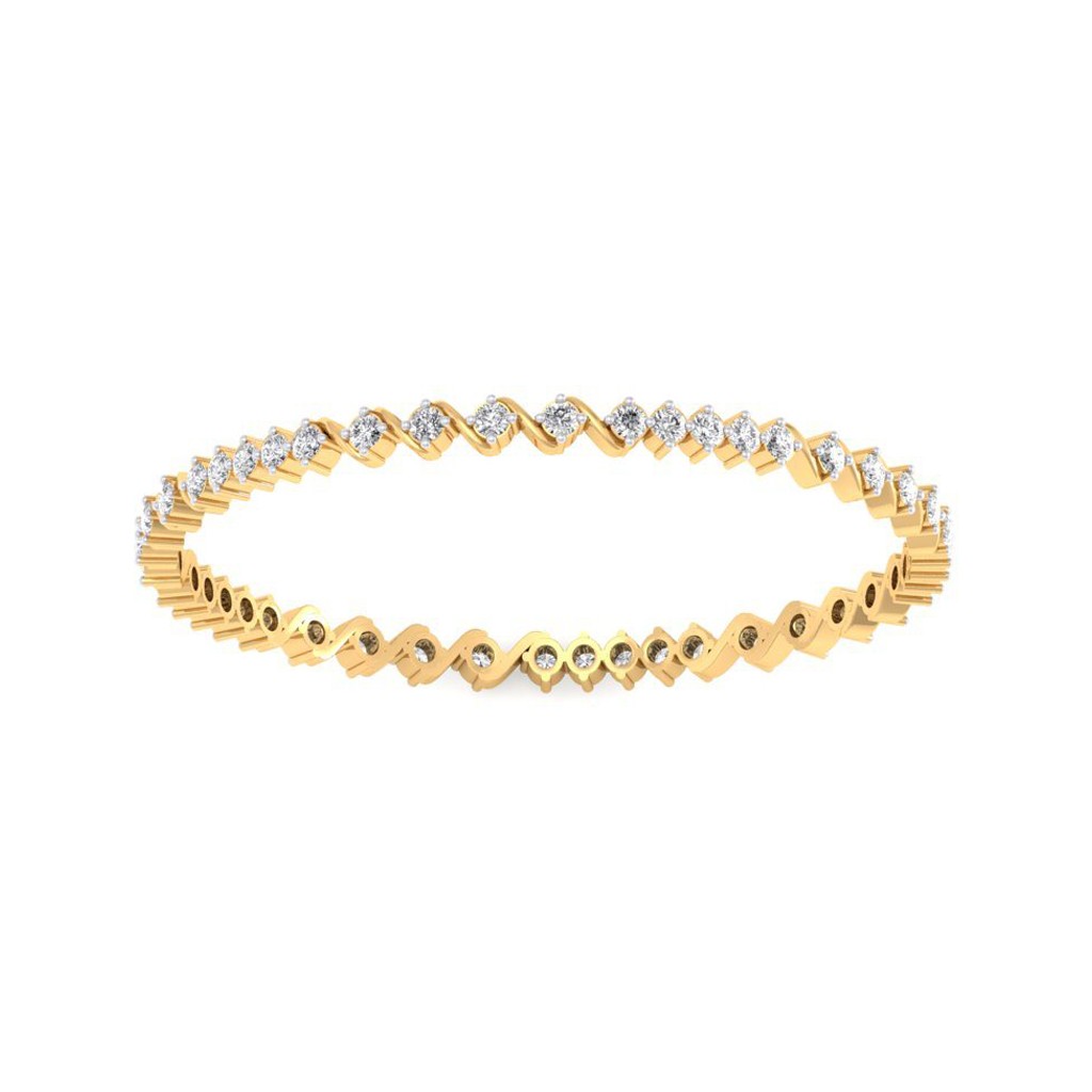 The Evelyn Diamond Bangle