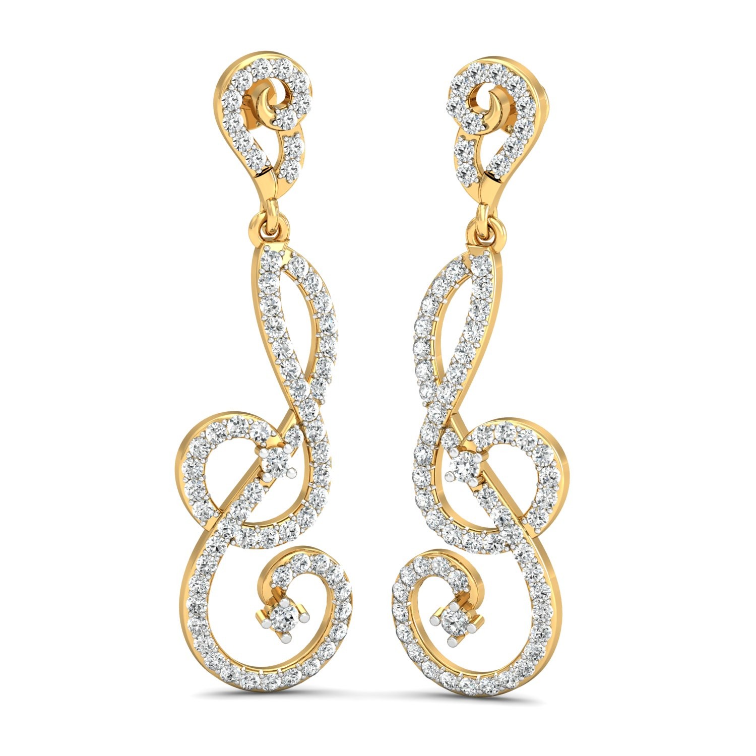 The Lixia Diamond Long Earrings