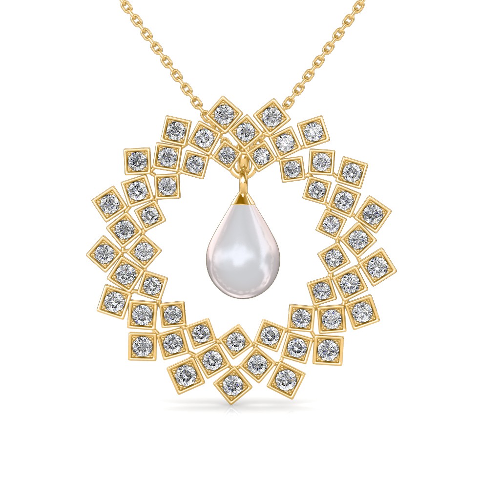 The Kara Pearl Diamond Pendant