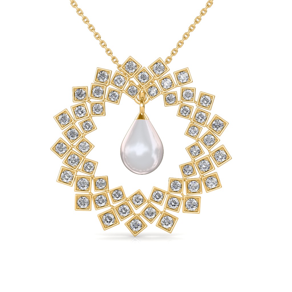 The Kara Pearl Diamond Pendant