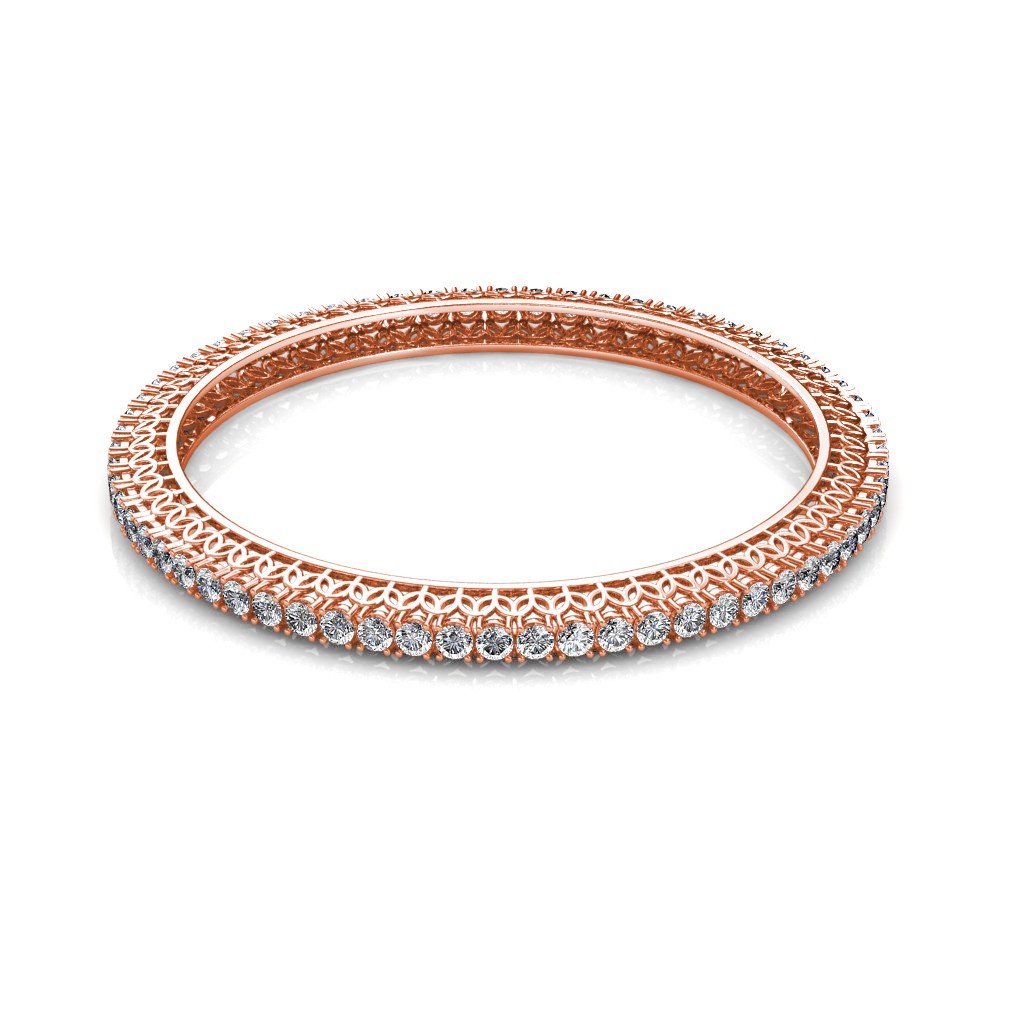 Rose Gold Diamond Bracelet - JD SOLITAIRE