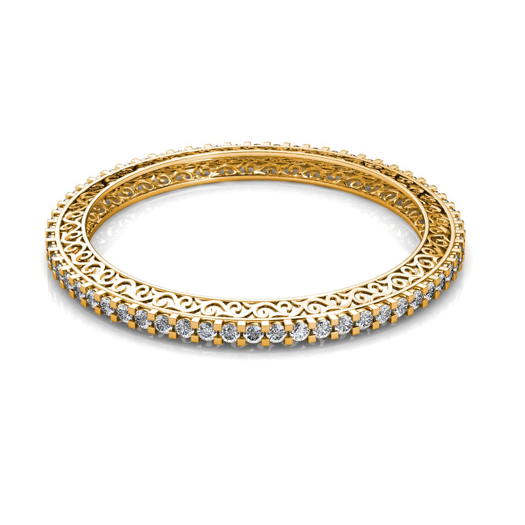 Diamond single bangle designs top