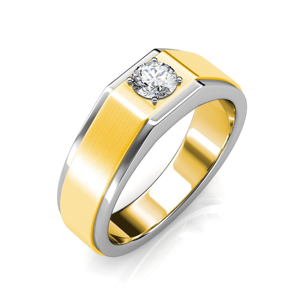 The Gordon ring for him - 0.40 carat