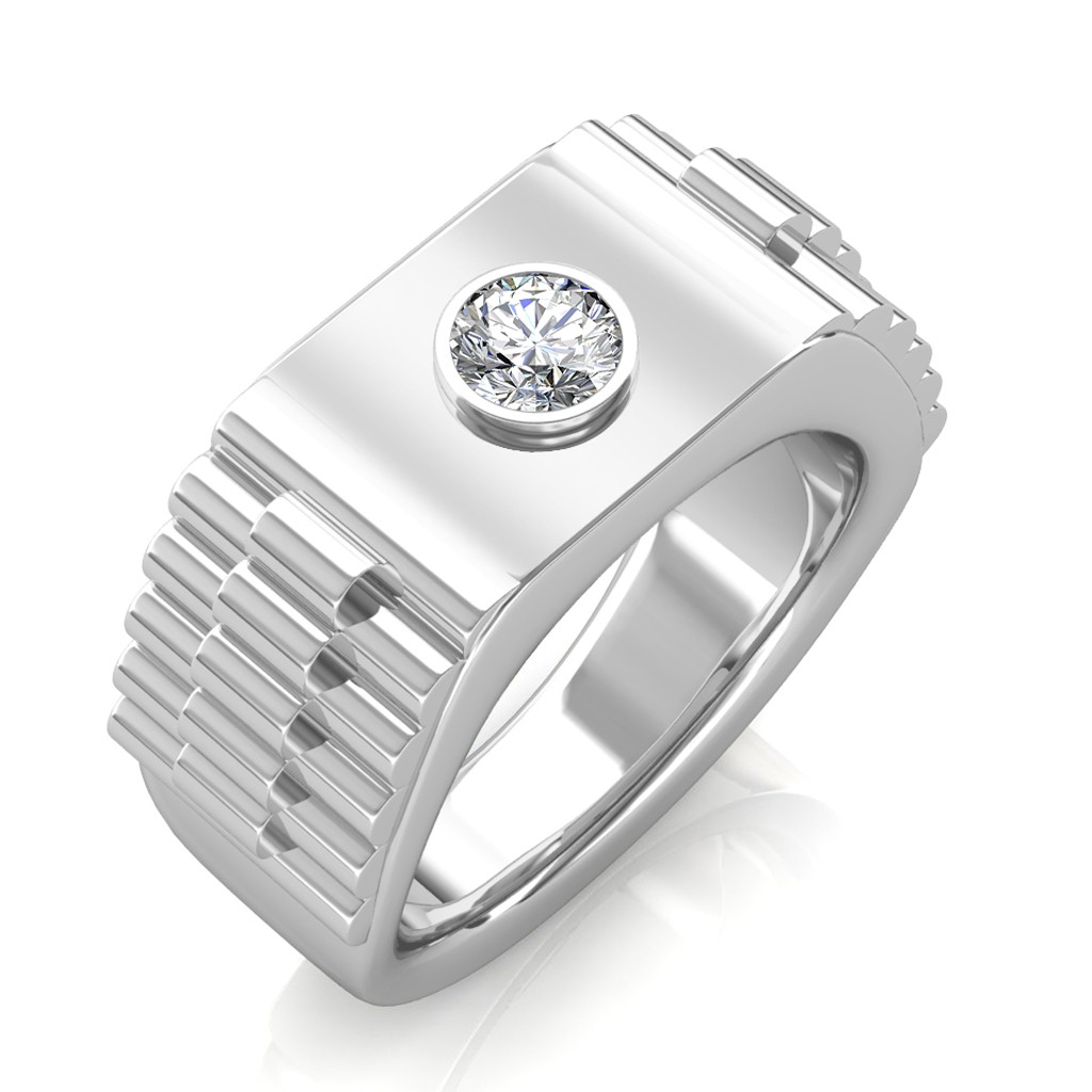 The Leopold Ring For Him 0.15 carat Diamond Jewellery at Best