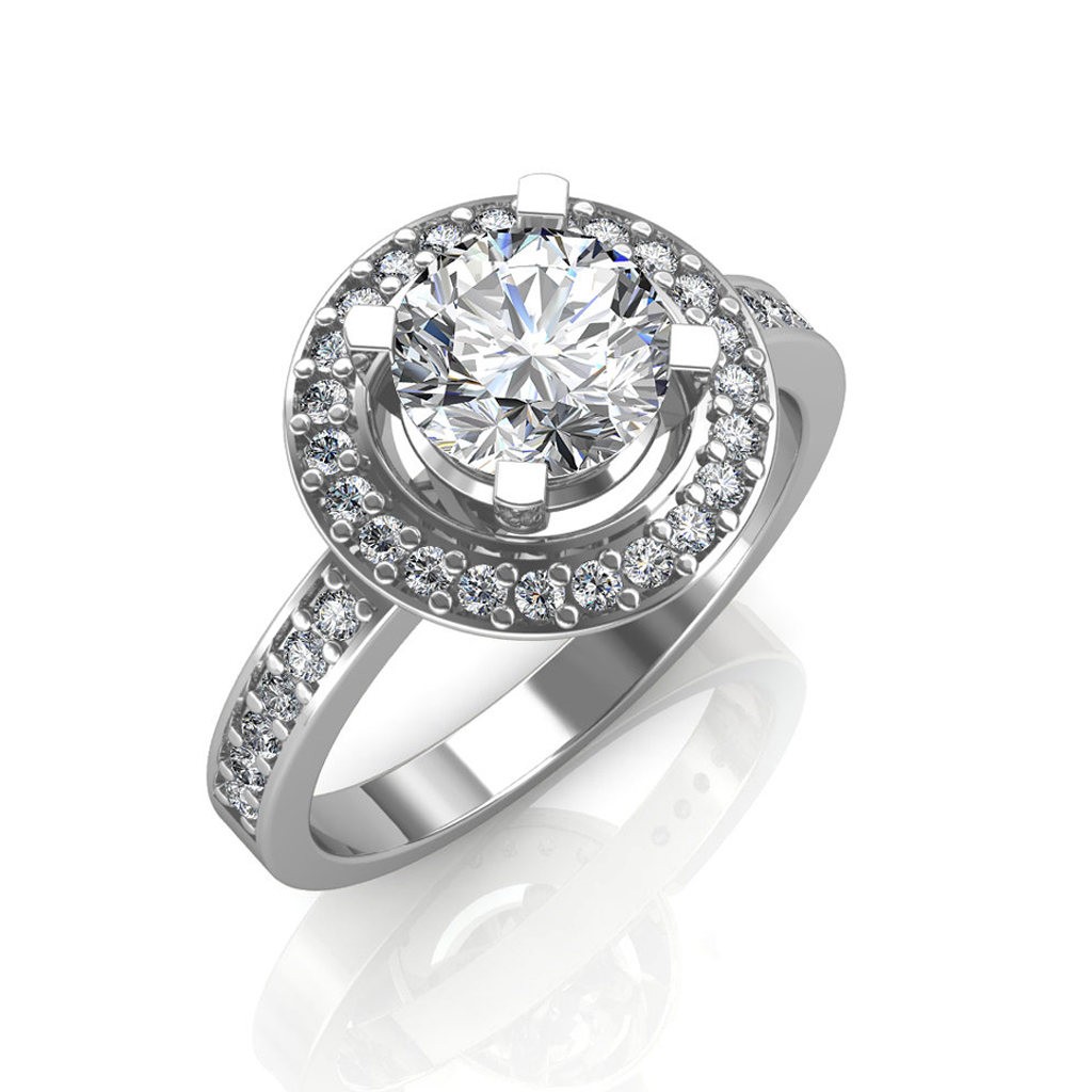 Single online halo ring