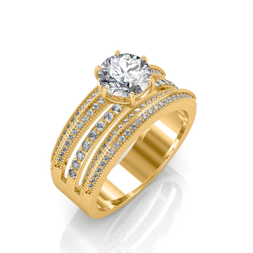 The Aurora Solitaire Ring Solitaire Diamond Rings at Best Prices in India SarvadaJewels