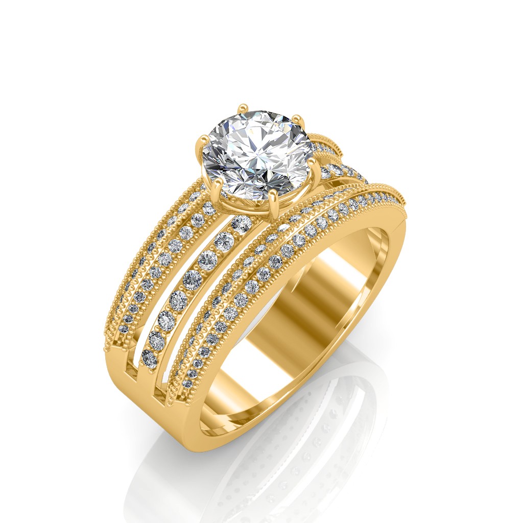 The Aurora Solitaire Ring - Solitaire Diamond Rings at Best Prices in ...