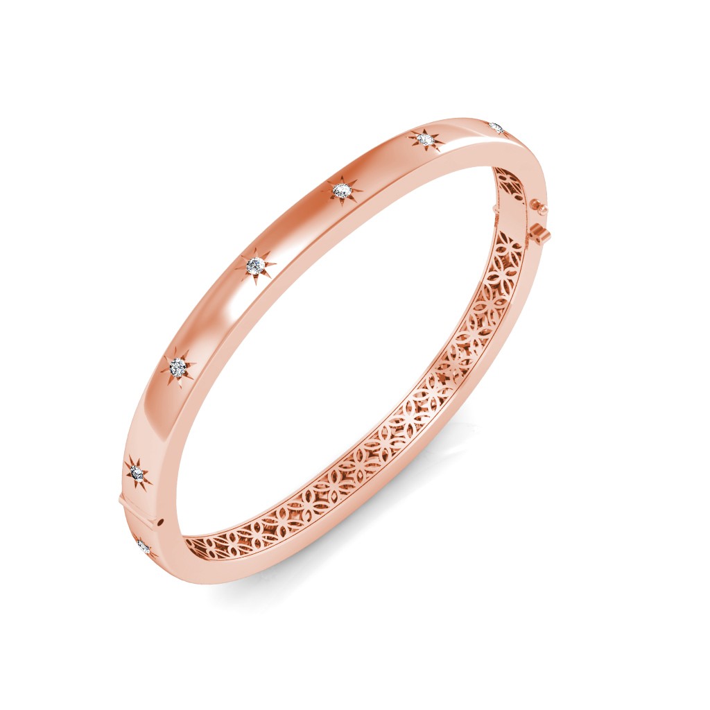 Buy Moving Towards Your Heart Rose Gold Plated Sterling Silver Chain  Bracelet by Mannash™ Jewellery