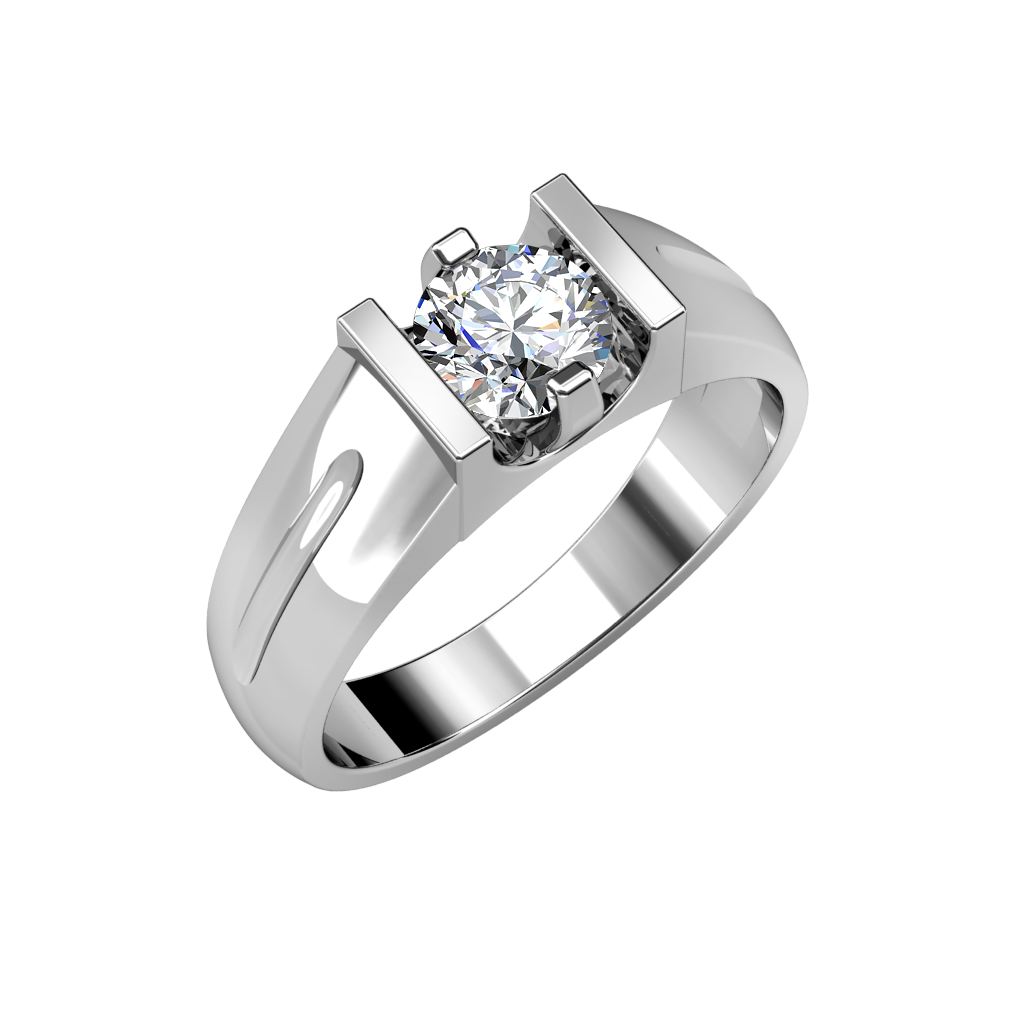The Gian Ring For Him - Platinum - 0.90 carat