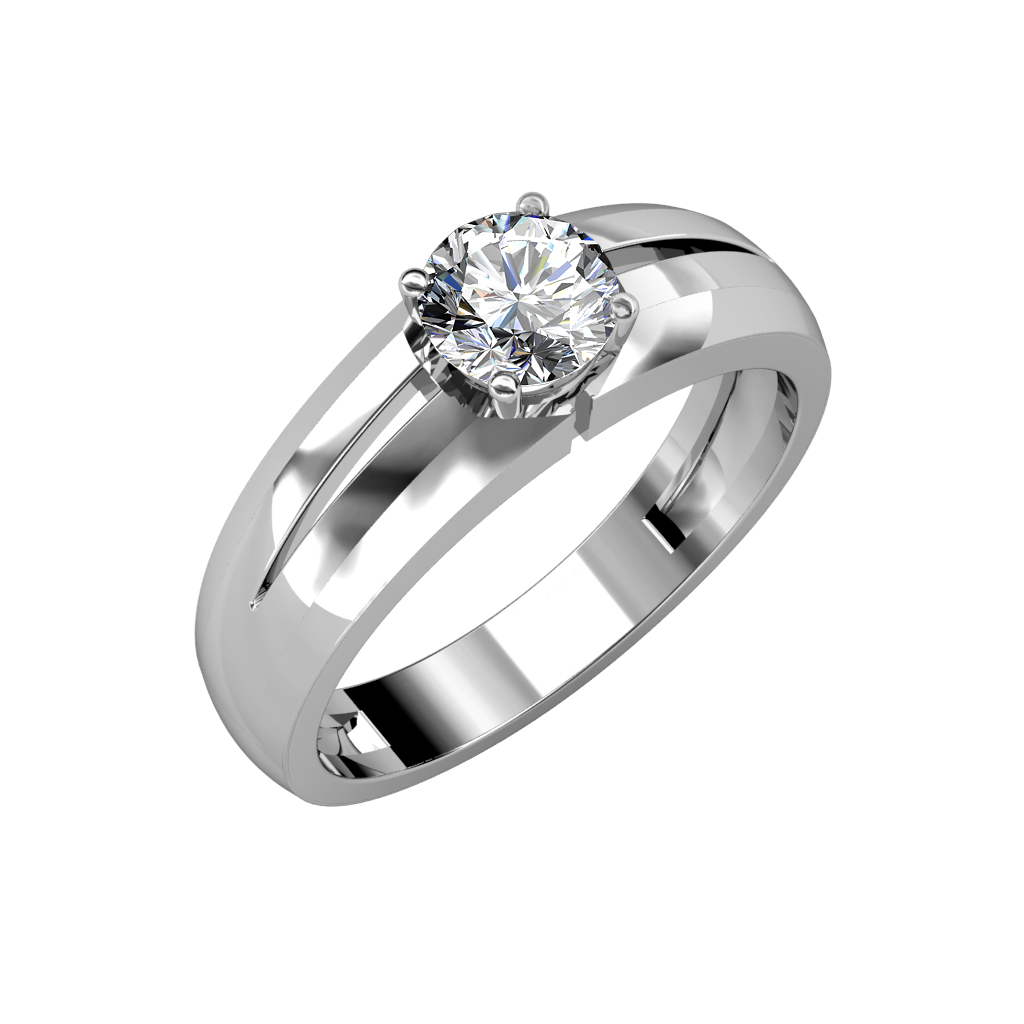 The Akash Ring For Him - Platinum - 0.30 carat