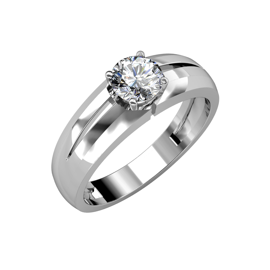 The Akash Ring For Him Platinum 0.50 carat