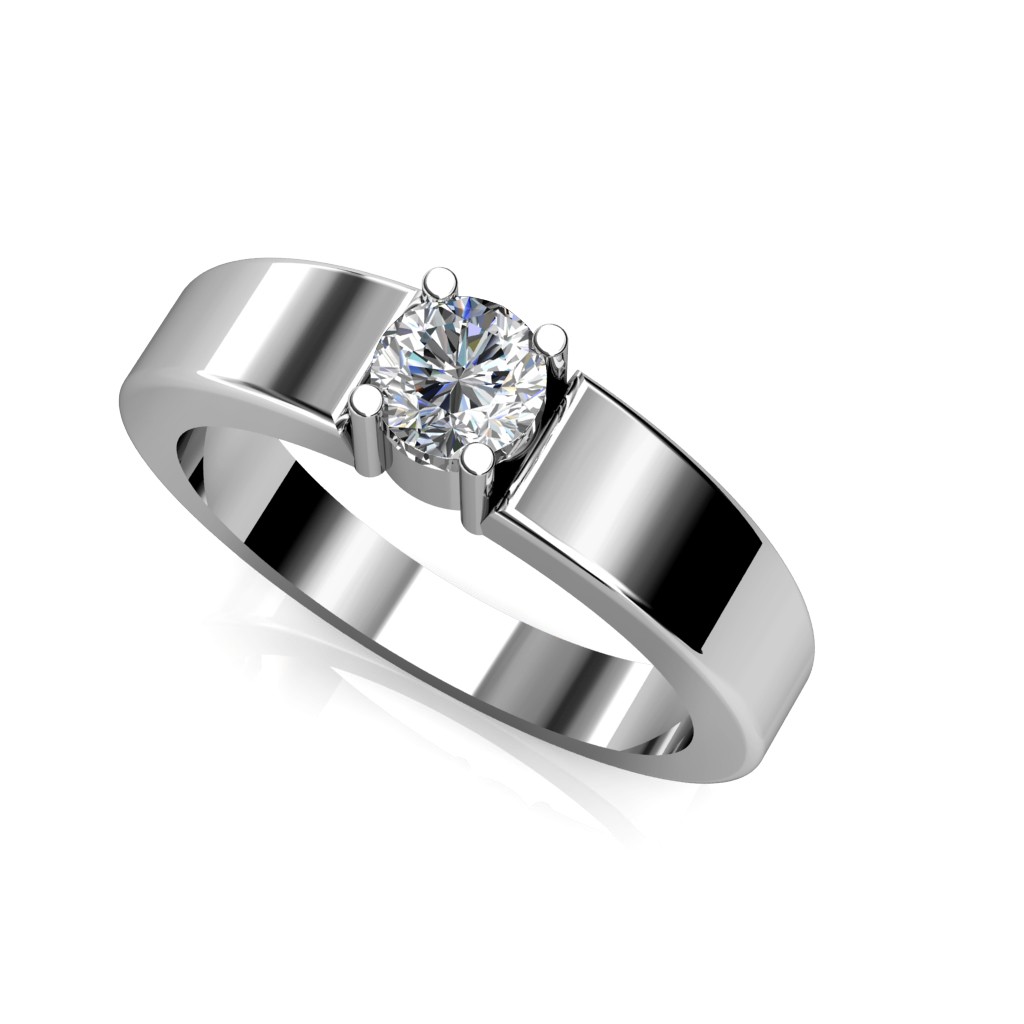 The Nicolo Ring For Him - Platinum - 0.40 carat