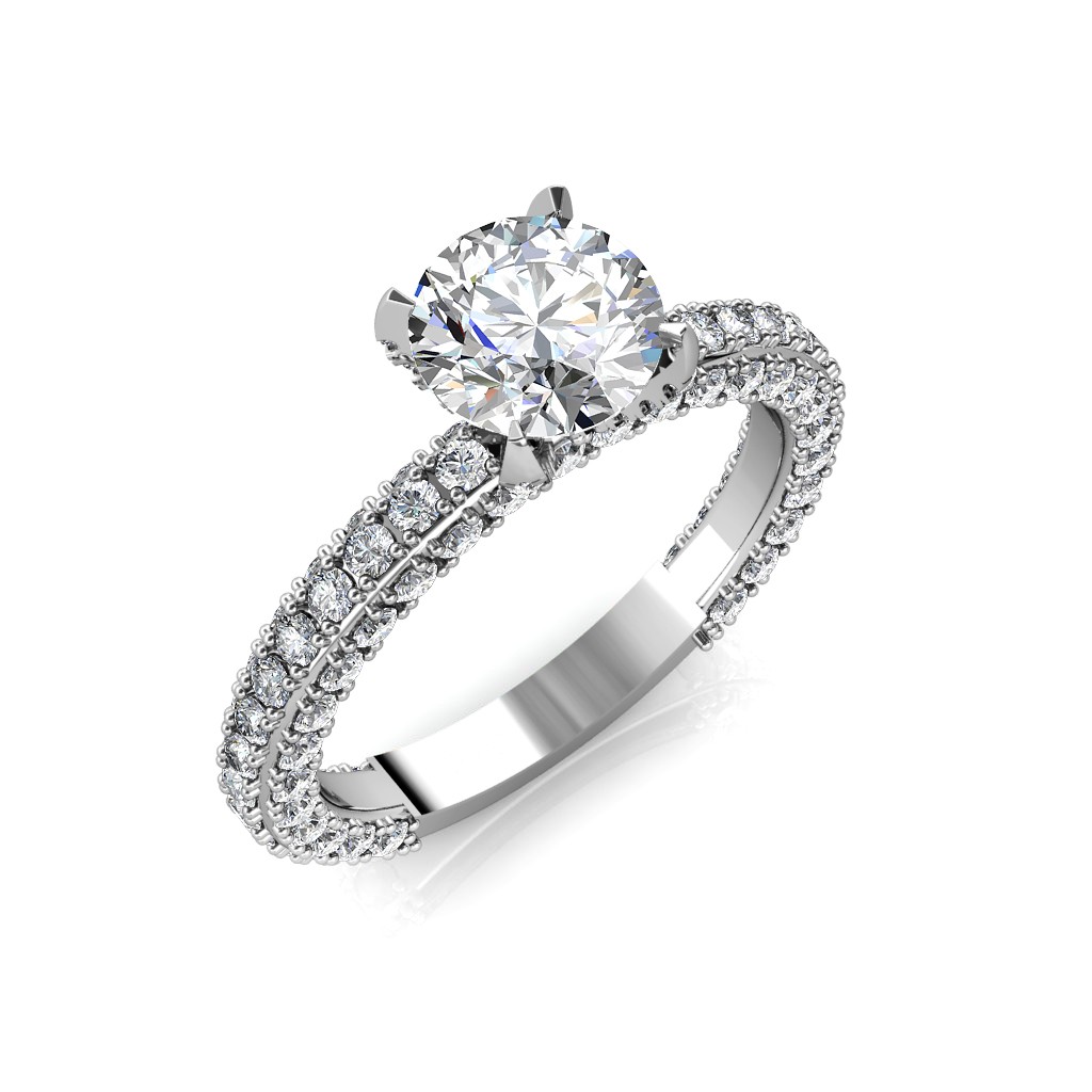 3d band sales engagement ring