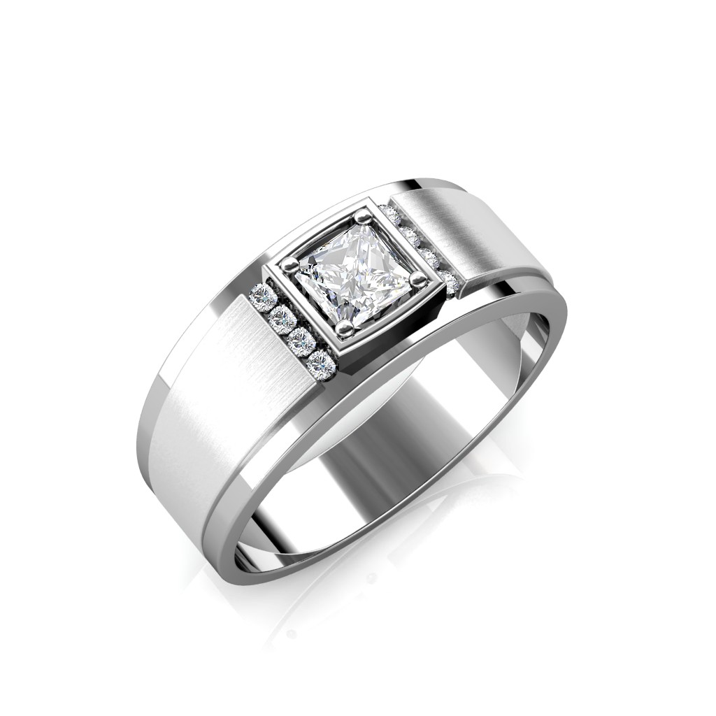 The Michael Ring For Him - Platinum - 0.70 carat