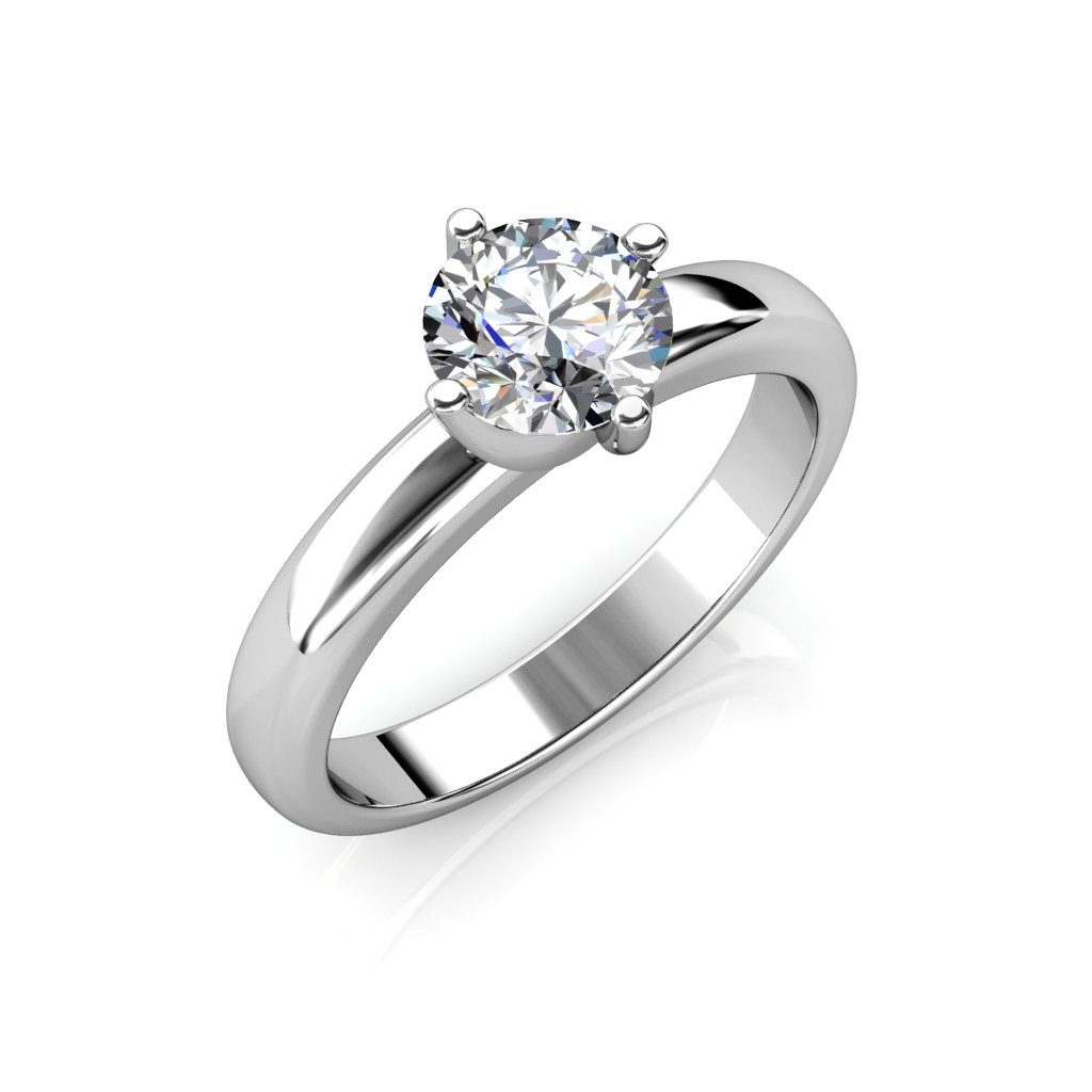 0.50 carat Platinum - Evelina Engagement Ring