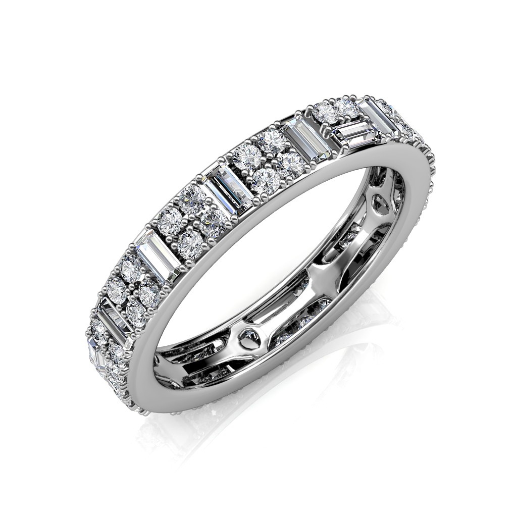 The Dot Dash Eternity Ring