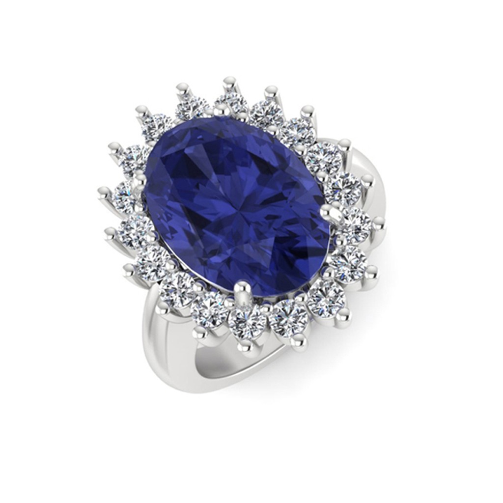 Blue Sapphire Solitaire Ring