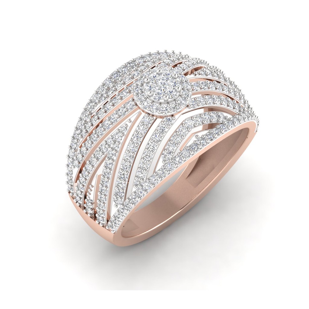 Cocktail rings design in diamond store