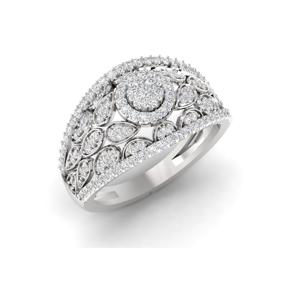 White Gold Diamond Ring